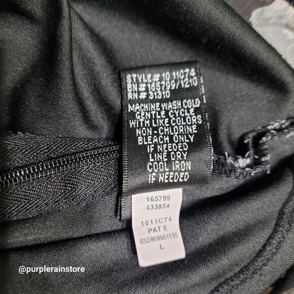 Vtg iz Byer Floral Ruffle Chiffon Top Size L Tie Neck Ethereal Whimsy Feminine - Picture 8 of 12